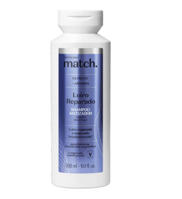 Shampoo Matizador Loiro Reparado - Match