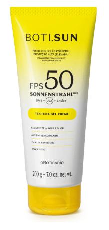 Boti.Sun Protetor Solar Corporal Gel Creme FPS50