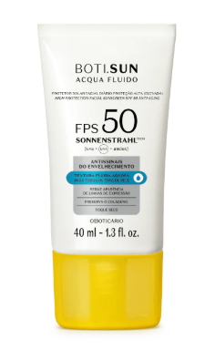 Boti.Sun Protetor Solar Facial Acqua Fluido Antissinais FPS50