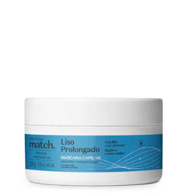 Máscara Capilar Liso Prolongado - Match