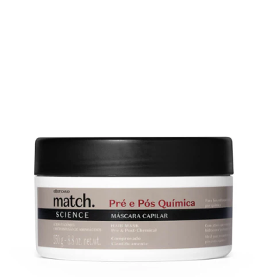 Máscara Capilar Pré e Pós Química - Match