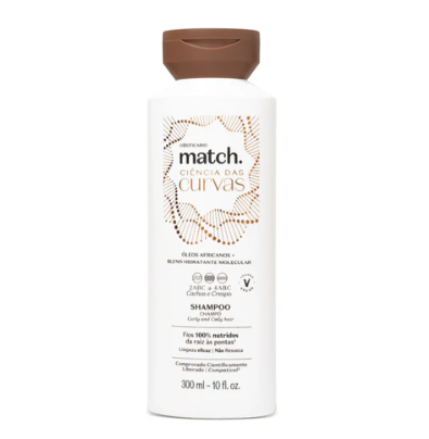 Shampoo para Cabelos Cacheados e Crespos - Match