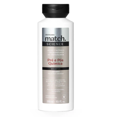 Shampoo Pré e Pós Química - Match Science